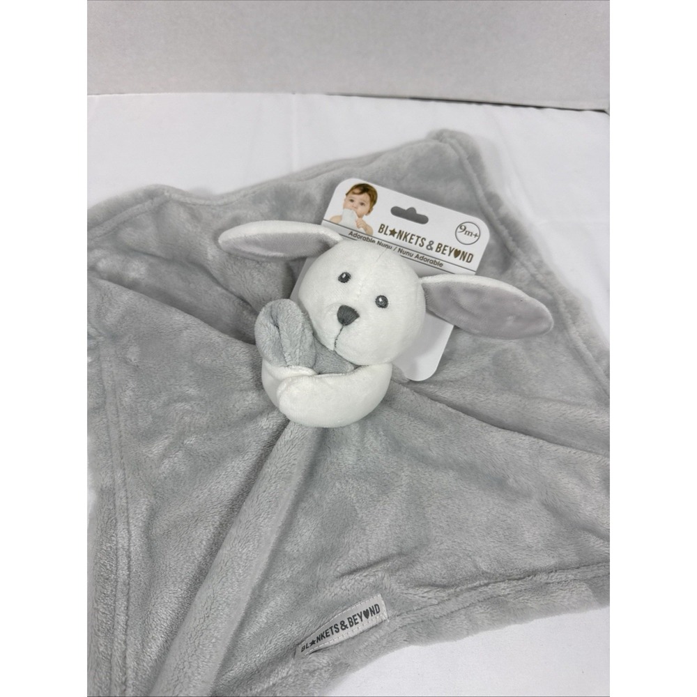 Lovey Bunny Plush Blankets & Beyond Gray Rabbit Gray Baby Security Blanket Soft